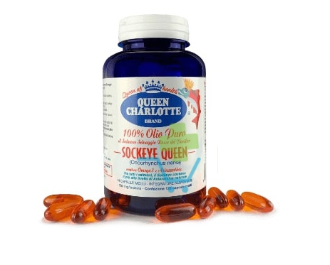 Queen Charlotte Italia Olio Puro Salmone Rosso 120cps
