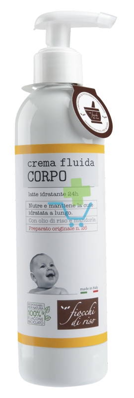 Artsana Crema Fluida Corpo Fiocchi di Riso Idratante
