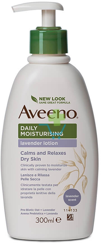 Johnson & Johnson Aveeno Crema Idratante Corpo Lavanda 300ml