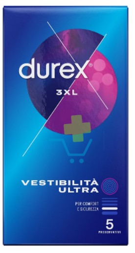 Reckitt Benckiser H.(it.) Durex 3xl Vestibilita' Ultra 5pz