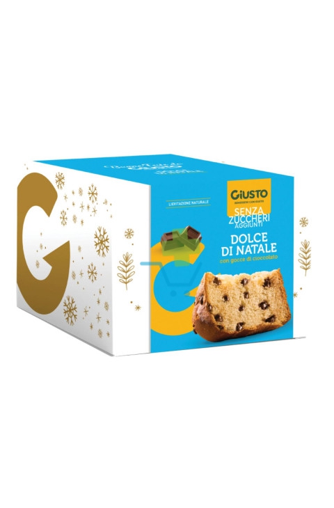 Giusto Senza Zuccheri aggiunti - Dolce Natale con Gocce di Cioccolato