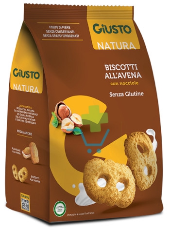 Giusto S/g Biscotti Avena Nocc
