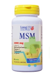 LongLife Integratori Alimentari MSM 1000 mg 60 Tavolette