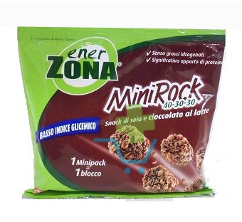 EnerZona Linea Alimentazione Dieta a ZONA Minirock Cioccolato al Latte 40-30-30