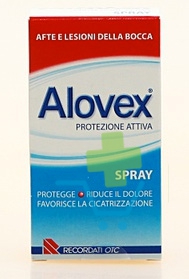 Alovex Linea Protezione Orale Spray Lenitivo Lesioni Mucosa Orale 15 ml