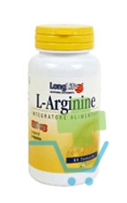 Long Life Linea Benessere dell'Organismo Integratore L-Arginina 60 Tavolette