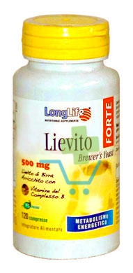 Long Life Linea Benessere dell'Organismo Integratore Lievito Forte 120 Tavolette