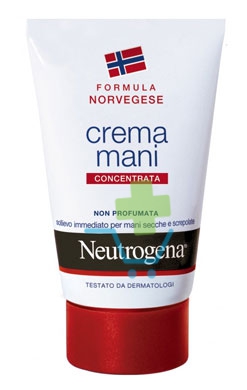 Neutrogena Linea Mani Crema Concentrata Nutriente Senza Profumo 75 ml