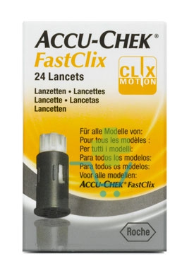 Accu-Chek Linea Controllo Glicemia FastClix 24 Lancette Pungidito