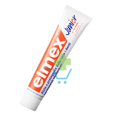 elmex Linea Igiene Dentale Quotidiana Dentifricio Junior 6-12 Anni 75 ml