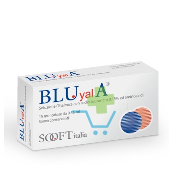 Sooft Italia Linea Salute degli Occhi Bluyal A Lacrime Collirio 15 Flaconcini