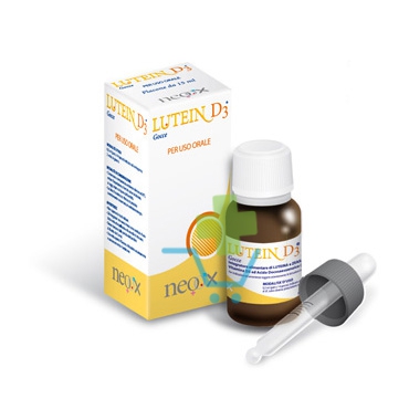 Neoox Group Linea Salute Occhi LUTEIN D3 Integratore Alimentare Gocce 15 ml