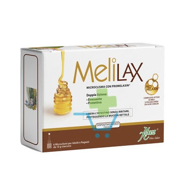 Aboca Integratori Linea Benessere Intestinale Melilax Adulti 6 Microclismi