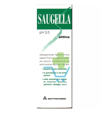 Saugella Linea Attiva Verde Gel Idratante Lubrificante Intimo Delicato 30 ml