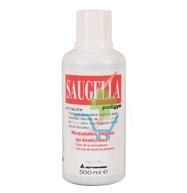 Saugella Linea Poligyn Rosa Dermoliquido Detergente Intimo Delicato 500 ml