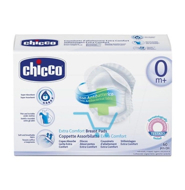 Chicco Linea Mamma Allattamento e Gravidanza 60 Coppette Assorbilatte