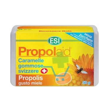 Esi Linea Protezione Inverno PropolAid Caramelle Gommose Svizzere 50 g Miele