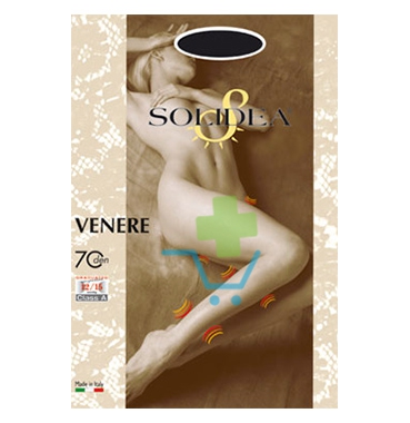 Solidea Linea Preventiva Venere Collant 70 Denari Graduato 4-L Nero