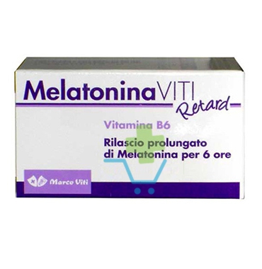Marco Viti Linea Sonno e Relax Melatonina Retard 1mg Integratore 60 Compresse