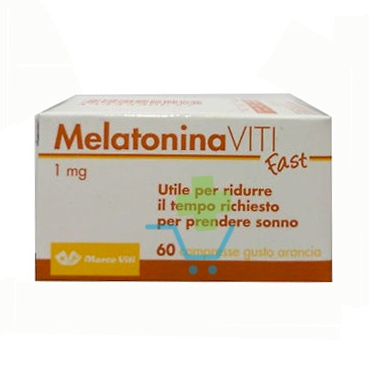 Marco Viti Linea Sonno e Relax Melatonina Fast 1mg Integratore 60 Compresse