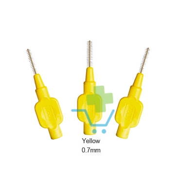 TePe Linea Cura Dentale Quotidiana 6 Scovolini Interdentali 0,7 Colore Giallo