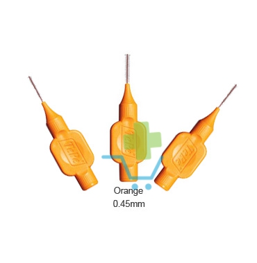 TePe Linea Cura Dentale Quotidiana 6 Scovolini Interdentali 0,45 Colore Arancio