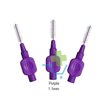 TePe Linea Cura Dentale Quotidiana 6 Scovolini Interdentali 1,1 Colore Viola