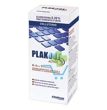 Polifarma Linea Igiene Dentale Quotidiana Plakout Active 0,20 Collutorio 200 ml