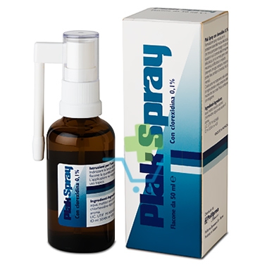 Polifarma Linea Igiene Dentale Plak Spray Clorexidina 0,1 Disinfettante 50 ml