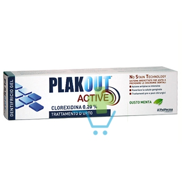 Polifarma Linea Igiene Dentale Quotidiana Plakout Active 0,20 Dentifricio 75 ml