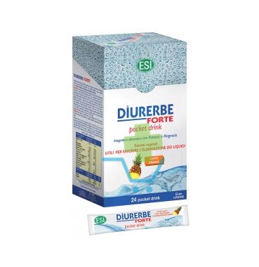 Esi Linea Drenante Depurativa Diurerbe Forte Integratore 24 Pochet Drink Ananas