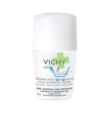 Vichy Linea Deo Deodorante Delicato Roll-on per Pelli Sensibili o Depilate 50 ml