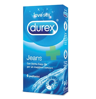 Durex Linea Classic Jeans Vestibilit Easy On Confezione con 12 Profilattici
