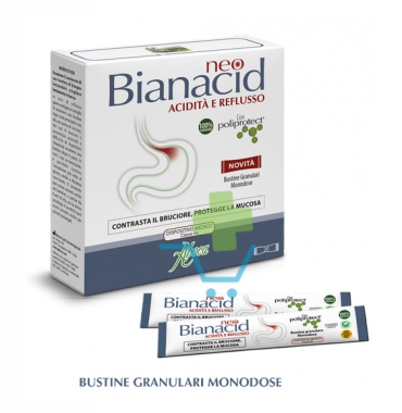 Aboca Linea Apparato Gastroenterico neo Bianacid Integratore Alimentare 20 Buste