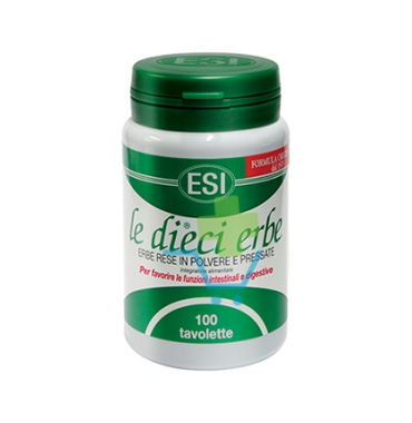 Esi Linea Benessere Intestinale Le Dieci Erbe Polvere Pressata in 100 Tavolette