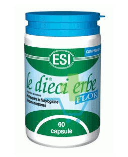 Esi Linea Benessere Intestinale Le Dieci Erbe Flor con Prebiotico 60 Capsule