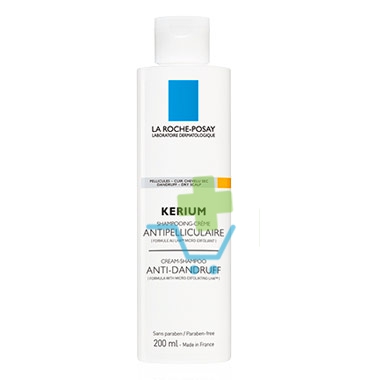 La Roche Posay Linea Kerium Shampoo Crema Micro-Esfoliante Forfora Secca 200 ml