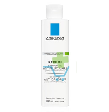 La Roche Posay Linea Kerium Shampoo Gel Lenitivo Forfora Grassa 200 ml