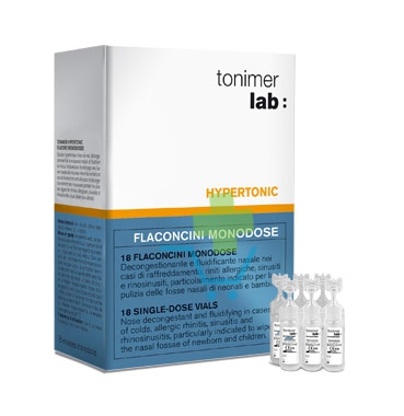 Ganassini Linea Tonimer Lab Hypertonic Soluzione Ipertonica 18 Fiale 5 ml