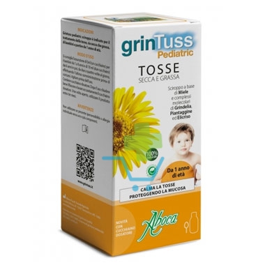 Aboca Linea Dispositivi Medici Grintuss Pediatric Sciroppo per la Tosse 180 g