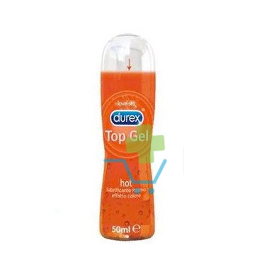 Durex Linea Lubrificanti Top Gel Hot Intimate Lube Gel Intimo 50 ml