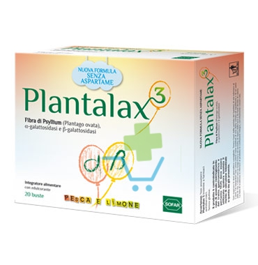 Sofar Linea Regolarit Intestinale Plantalax3 Integratore 20 Bustine Gusto Pesca