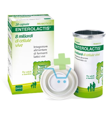 Sofar Linea Intestino Sano Enterolactis Integratore Fermenti Lattici 20 Capsule