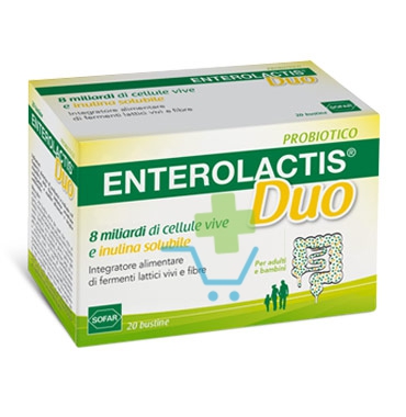 Sofar Linea Intestino Sano Enterolactis Duo Integratore Fermenti Lattici 20Buste