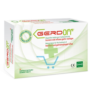 Sofar Linea Dispositivi Medici Gerdoff Azione Meccanica 20 Compresse Masticabili