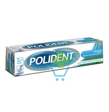Polident Linea Protesi Dentali Free Crema Adesiva Protettiva senza Zinco 40 g