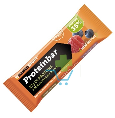 Named Linea Benessere ed Energia ProteinBar 1 Barretta 50 g Wild Berries