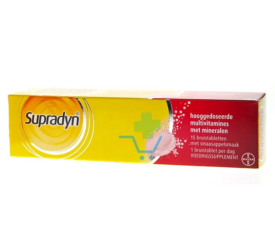 Supradyn Linea Vitamine Minerali Ricarica Integratore 15 Compresse Effervescenti