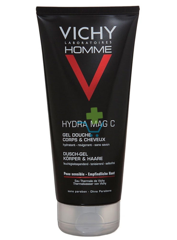 Vichy Linea Homme Hydra Mag C+ Gel Doccia Detergente Corpo Uomo 200 ml