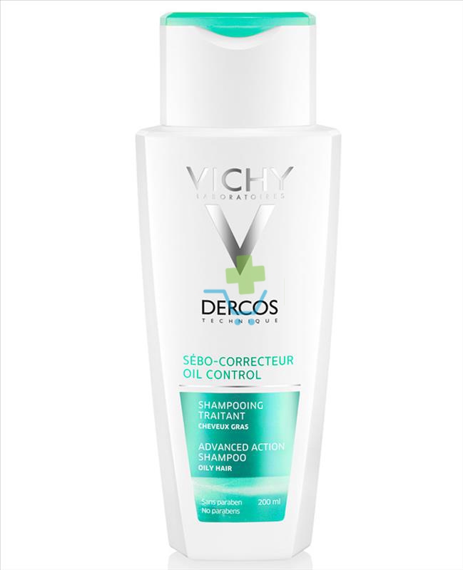 Dercos Linea Equilibrante Shampoo Trattante Sebo Correcteur Capelli Grassi 200ml